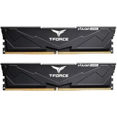 Team T-Force Vulcan FLBD516G5600HC40BDC01 System Memory, 16GB (2 x 8GB) DDR5, 5600MHz, CL40, Black Team T-Force Vulcan FLBD516G5600HC40BDC01 System Memory, 16GB (2 x 8GB) DDR5, 5600MHz, CL40, Black